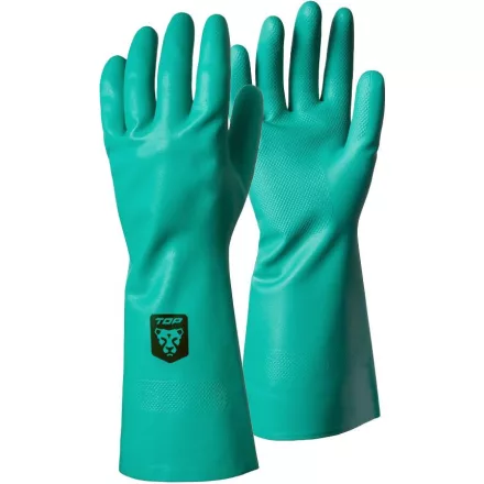 Védőkesztyű nitril top nistorm, zöld