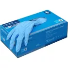 Védőkesztyű egyszerhasználatos púdermentes nitril top nitrax 100db/doboz, kék