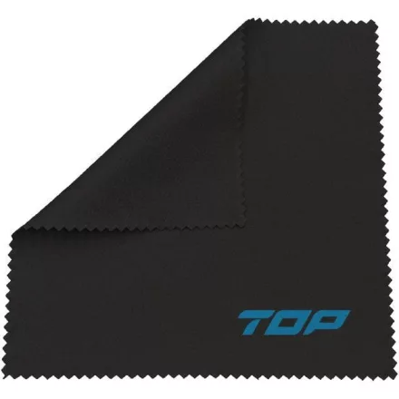 Top opticloth tisztítókendő szemüvegekhez, 10db/csomag, fekete