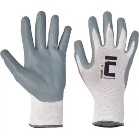 Babbler kesztyű, kötött nylon, nitril