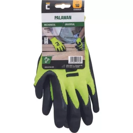 Palawan kesztyű akasztófüles sárga