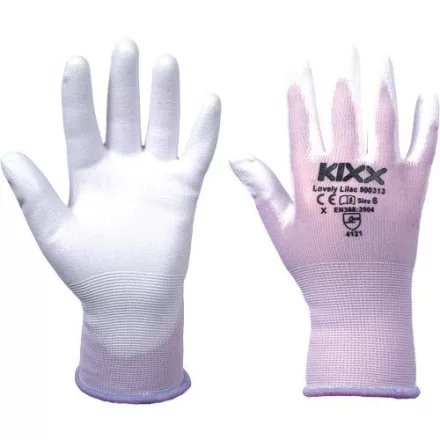 Lovely lilac kesztyű nylon pu