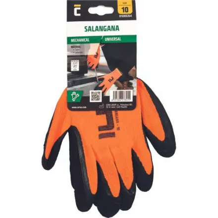 Salangana kesztyű akasztófüles