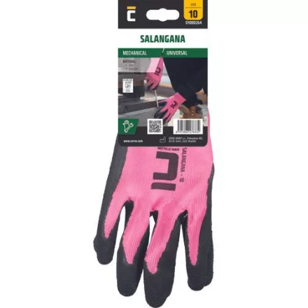 Salangana kesztyű akasztófüles