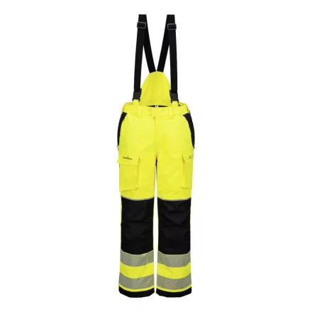 Portwest pw3 modaflame hi-vis lángálló téli kantáros nadrág
