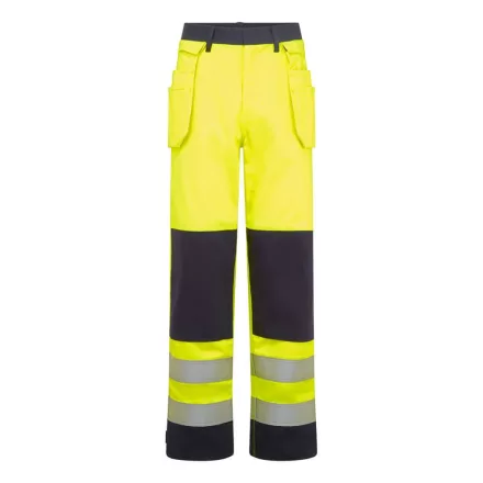 Portwest bizflame hi-vis kontraszt lángálló lengőzsebes nadrág