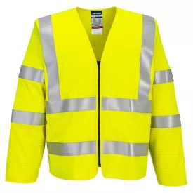 Portwest bizflame hi-vis lángálló cipzáras mellény