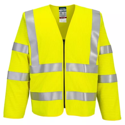 Portwest bizflame hi-vis lángálló cipzáras mellény