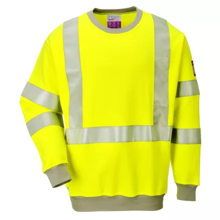 Portwest lángálló, antisztatikus hi-vis pulóver