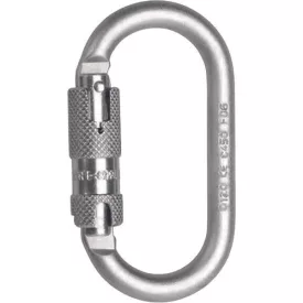 Cerva ovális karab.twist lock acél/cink