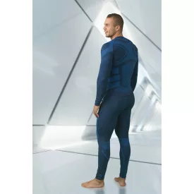   Aláöltözet felső hosszú ujjú (65%poliészter) top e-uw ironman-t, kék - TE_UW_IRONMAN-T