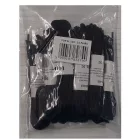 Cipőfűző hosszú hengeres strapabíró (100%nylon) top, fekete - TOP_SL