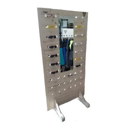 Szemüvegállvány közepes 188cm magas 115cm széles 2x35cm mély top - TOP_SZ_ALLVANY_KOZEPES