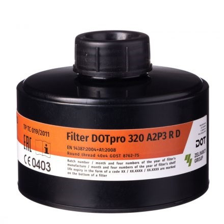 Filter Irudek Din Menetes Dotpro A2P3 R D