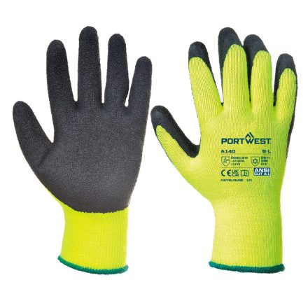 Portwest Mártott latex védőkesztyű, téli kivitel