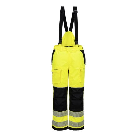 Portwest PW3 Modaflame Hi-Vis lángálló téli kantáros nadrág