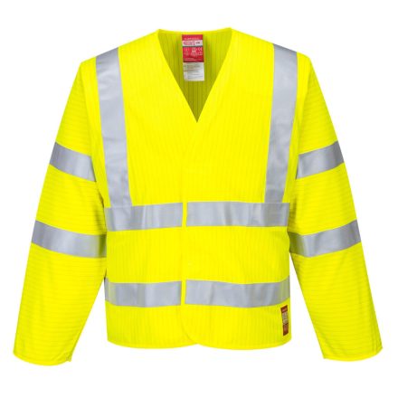 Portwest Jól láthatósági antisztatikus kabát - lángálló