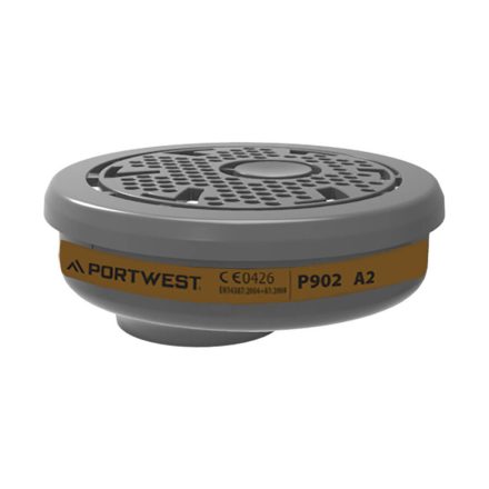 Portwest A2 Gáz szűrő - bajonett csatlakozás (6 db)