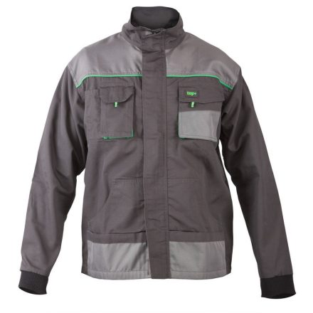 Munkakabát (65%poliészter 35%pamut) TOP GREEN JACKET, szürke