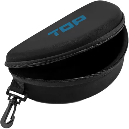 TOP OPTISHELL CASE tárolódoboz szemüvegekhez, fekete